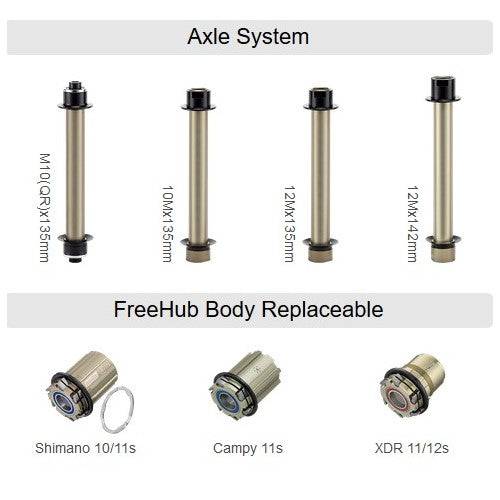 Bitex Rear Disc Hub | BX106R CLD TA 12M*142mm Shimano 11s(w/abs) - Cycling Boutique