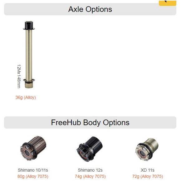 Bitex Rear Hub | BX212R Shimano 11s (w/abs) 12x148 - Cycling Boutique