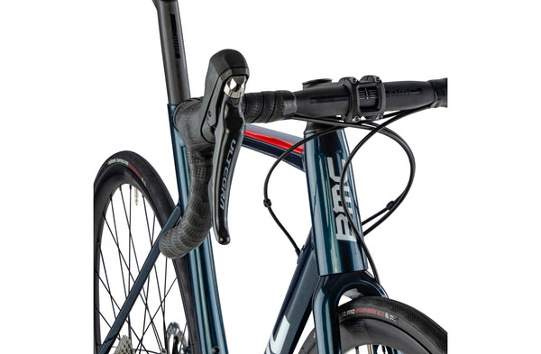 BMC Teammachine ALR ONE Disc road bike in deep sea white with Shimano Ultegra groupset, 54cm frame, 2022 model.