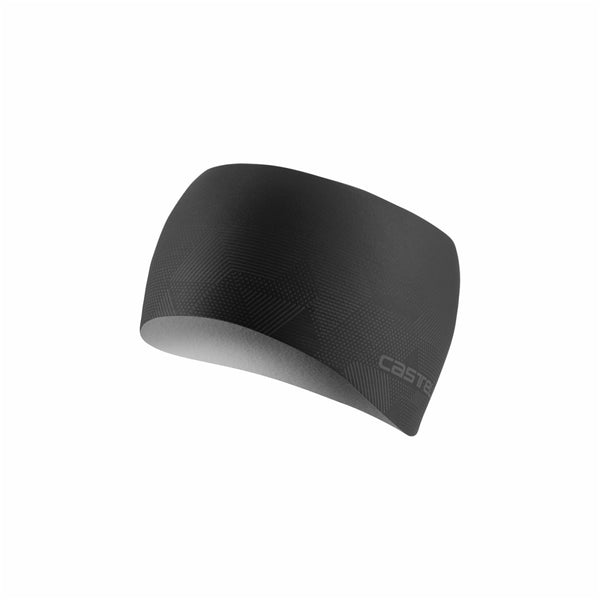 Castelli Pro Thermal winter headband in Savile Blue, designed to keep your ears warm during cold weather outdoor activities.