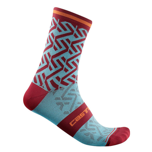 Dark gray Castelli Tiramolla 15 sock, size XL, featuring a comfortable athletic sock design with the Castelli logo.