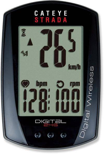 CatEye Cyclocomputer | Strada Digital Wireless with Heart Rate Monitor - CC-RD 430DW - Cycling Boutique