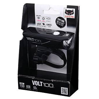 CatEye Front Light | Volt-100 (USB Rechargeable) - HL-EL150RC - Cycling Boutique