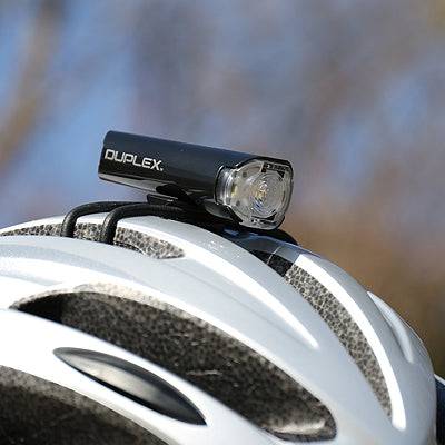 CatEye Head Light | Helmet Mounting Dual Light - Duplex (Rechargeable) | SL-LD400 - Cycling Boutique