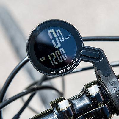 CatEye Cyclocomputer | Quick Black (Wireless) - CC-RS100W - Cycling Boutique