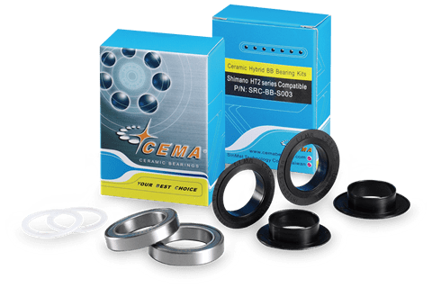 CEMA Bottom Bracket Bearing Ceramic Bearing Kit for Shimano BB (24X24 mm  Spindle) SRC-BB-S005 (CABBK-SH)