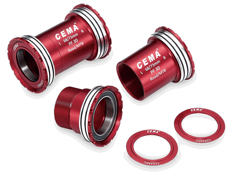 Cema Bearing Bottom Bracket Pressfit PF30 Interlock Type for  SRAM/FSA/Rotor+ 3D