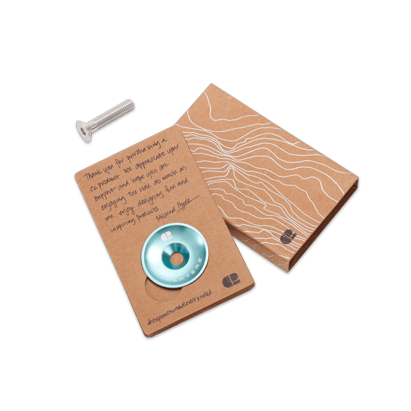 Chapter 2 Aqua Headset Cover (with Silver Bolt) - Cycling Boutique