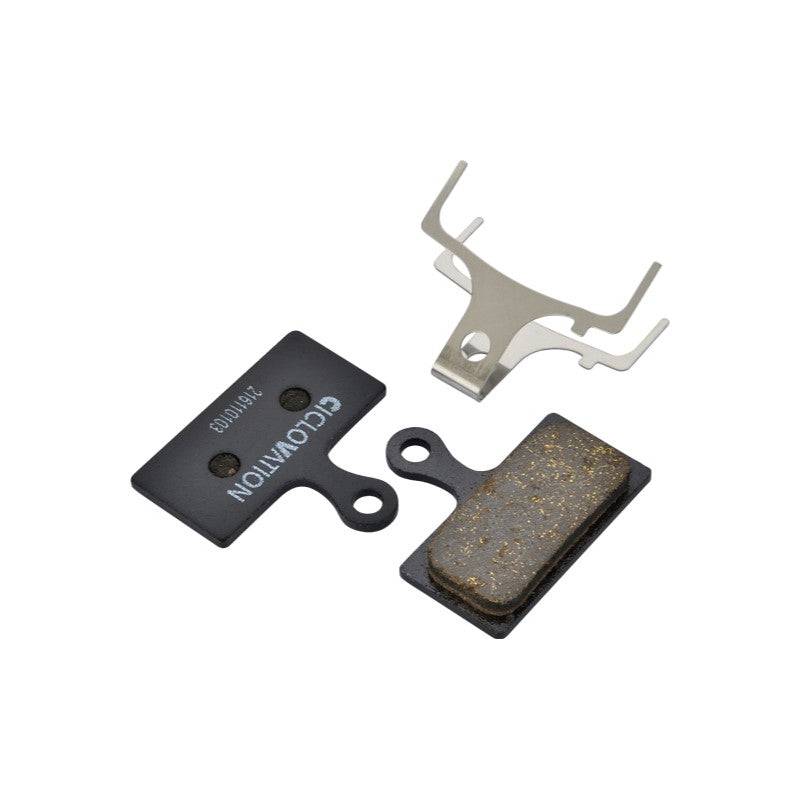 Ciclovation Disc Brake Pad Oraganic/Steel Backplate. Shimano G02A/G02S-XTR/Deore XT/SLX/Deore/Alfine - Cycling Boutique
