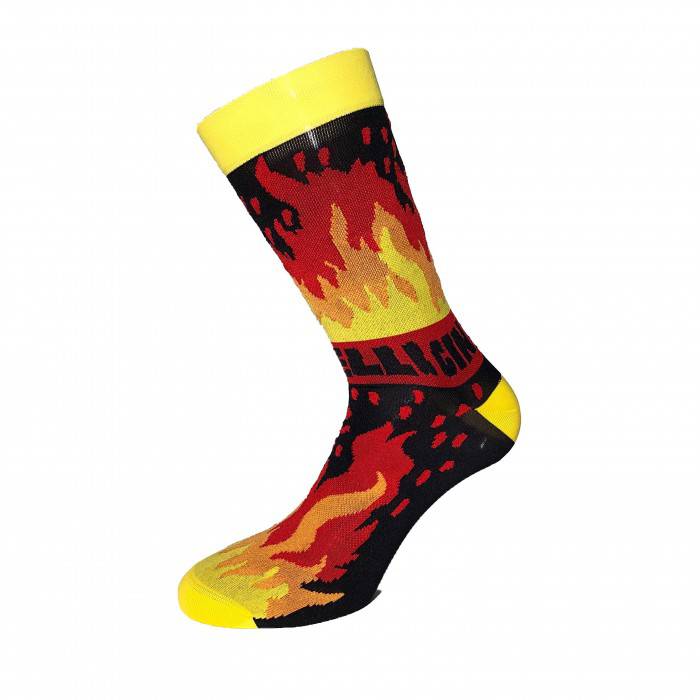 Cinelli Socks | Ana Benaroya - Fire - Cycling Boutique