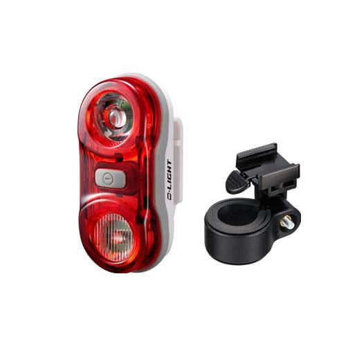 D-Light Battery Rear Light 2x LEDs, 40 lumens | CG-405R - Cycling Boutique