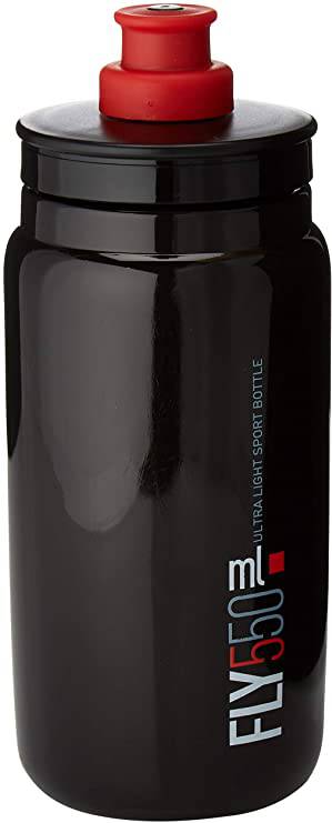 Elite Bottles | Fly Elite - Black Logo Red, 550ml - Cycling Boutique