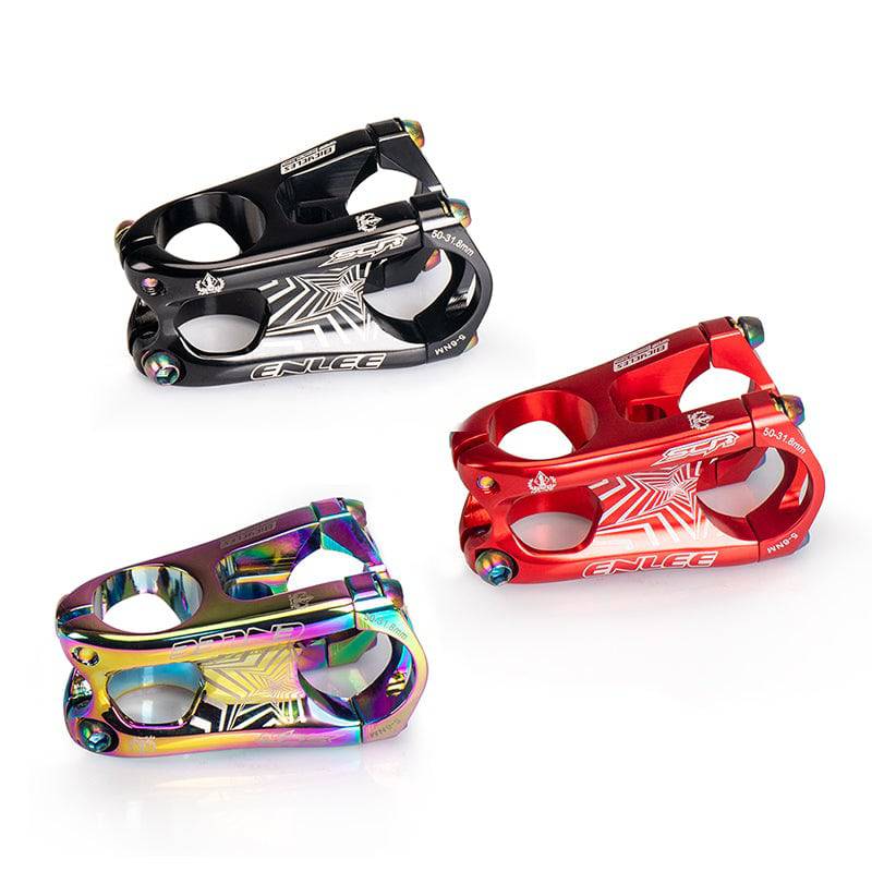 Enlee MTB Stems | E50C Series, CNC Machined, 31.8mm - Cycling Boutique