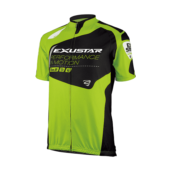 Exustar Jersey | Comfort Cycling Jerseys W/Exustar Logo | E-CJ84-GR - Cycling Boutique