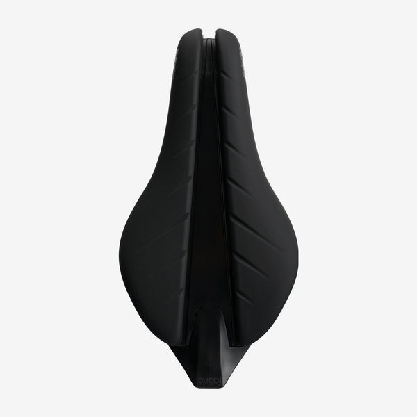 Fabric Saddle Tri Race Flat, lightweight racing saddle for triathlon, time trial, and ultra race cycling bikes.