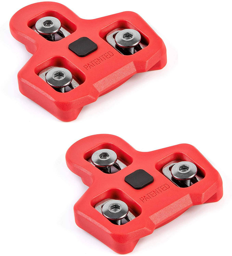 FLR Road Cleats SPD-SL | C-30 - 9 Degree Float, Look Keo Compatible - Red - Cycling Boutique