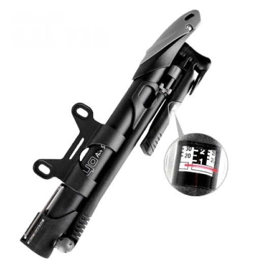 Giyo Micro Floor Pump | GM-71 SIXON Special Edition - Black - Cycling Boutique