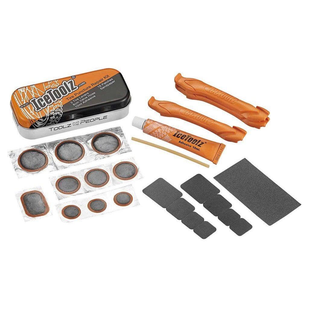 Icetoolz Bike Tire Puncture Repair Kit, Color Box | 65A1 - Cycling Boutique