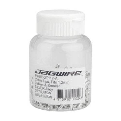 Jagwire Cable End Crimps Silver | BOT117-A - Cycling Boutique