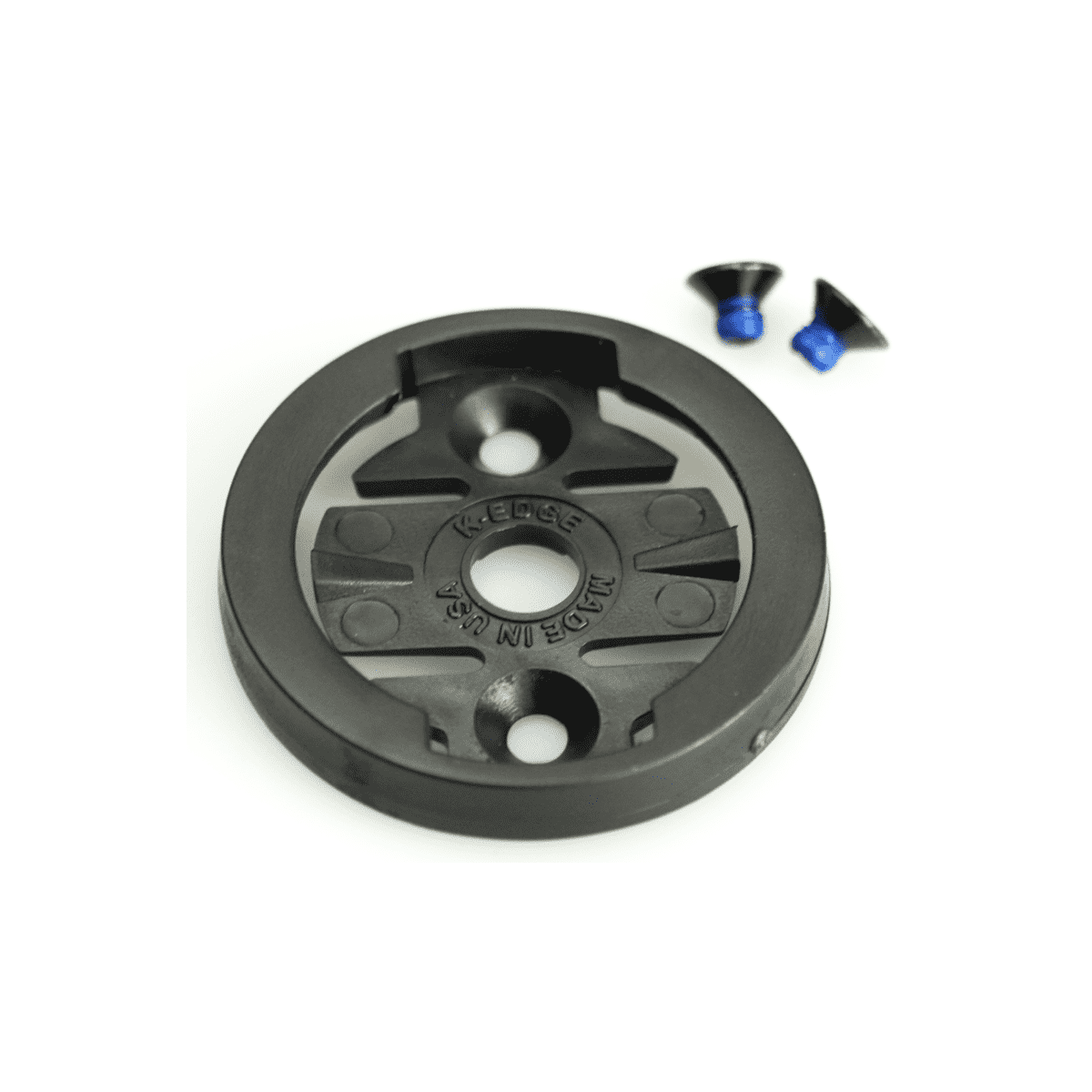 K-EDGE Replacement Plastic Insert Kit per Garmin 1/4 Mounts Adulti Unisex Nero