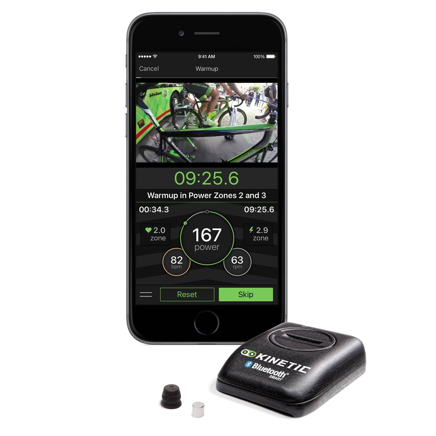 Kinetic Home Trainer Accessory inRide Power Sensor (Virtual