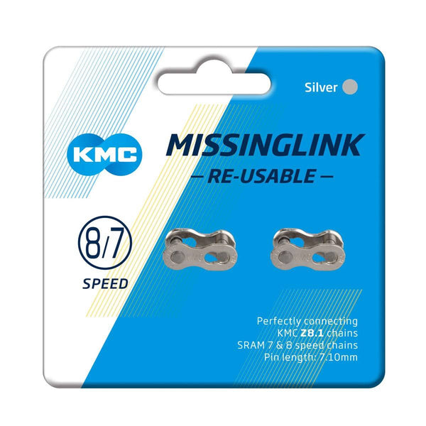 KMC Chains Missing Link | Z8.1, 7/8-Speed Compatible, CL571R - Cycling Boutique