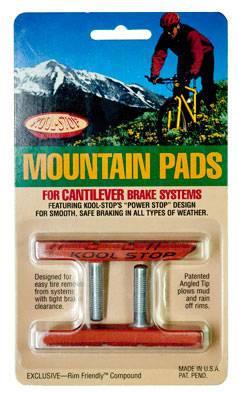 Kool-Stop Rim Brake Pads | The Mountain Pads - Internal Backbone Threaded (KS-MTTB / MTTSA / MTTDL / MTTC) - Cycling Boutique