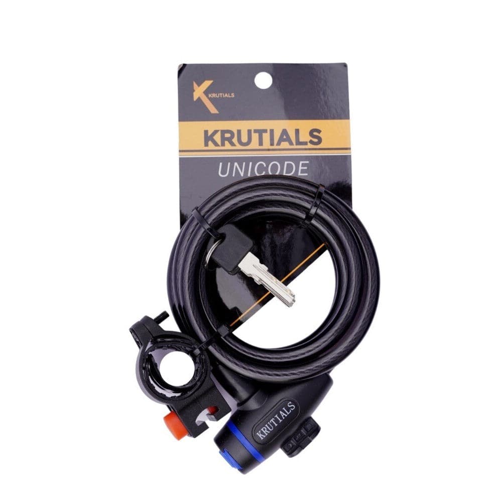 Krutials Cable Locks | Unicode (Key Type) - Cycling Boutique