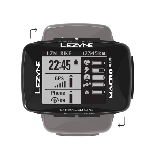 Lezyne CycloComputer Bundle Pack | Macro Plus GPS w/ HR, Speed/Cadence Sensors - Cycling Boutique