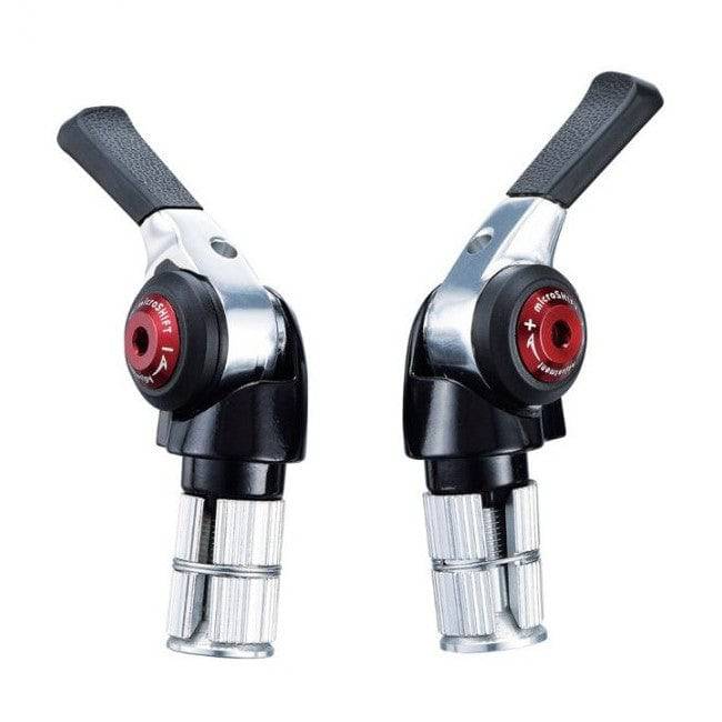 MicroShift Shifters | BS-T10 Bar End Shift Levers, Road 2/3x10-speed - Cycling Boutique