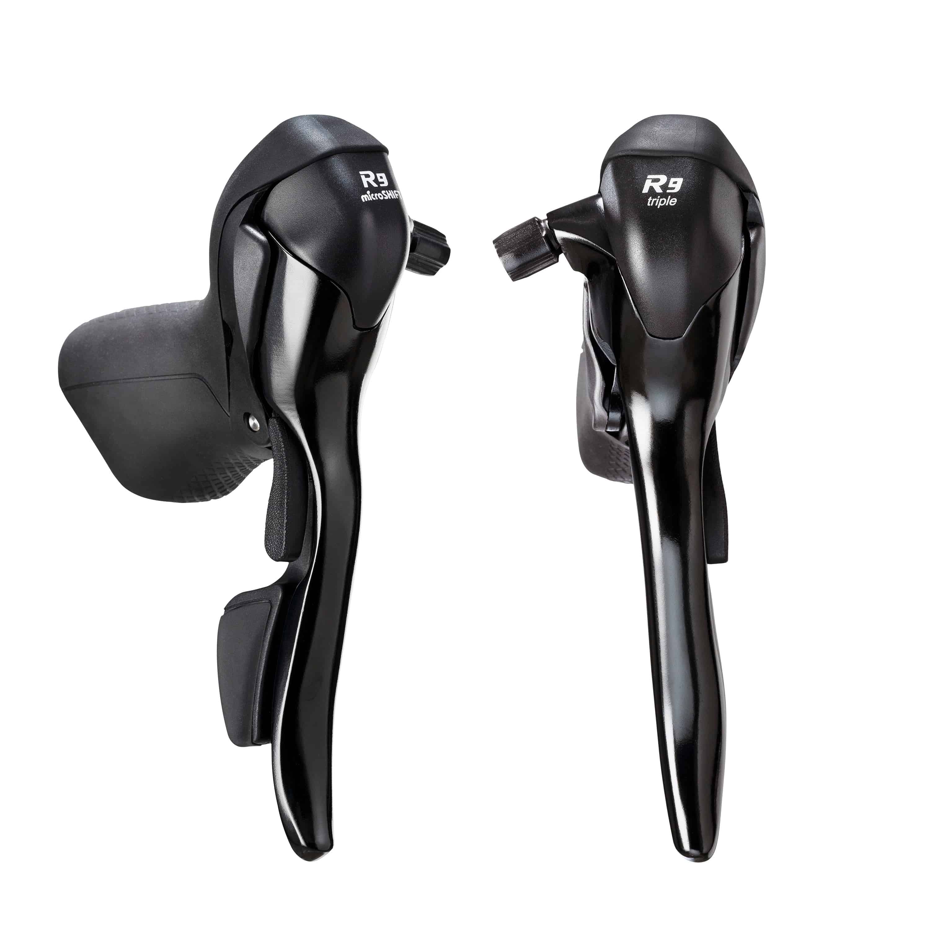 Bicycle Shifters Shimano Deore Speed Shifter Set MicroShift Shifter Set R9 Road, Triple, 9-speed