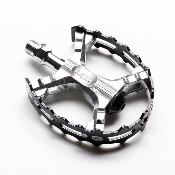 MKS Japan Flat Pedal | XC-Ⅲ SILVER 9/16 - Cycling Boutique