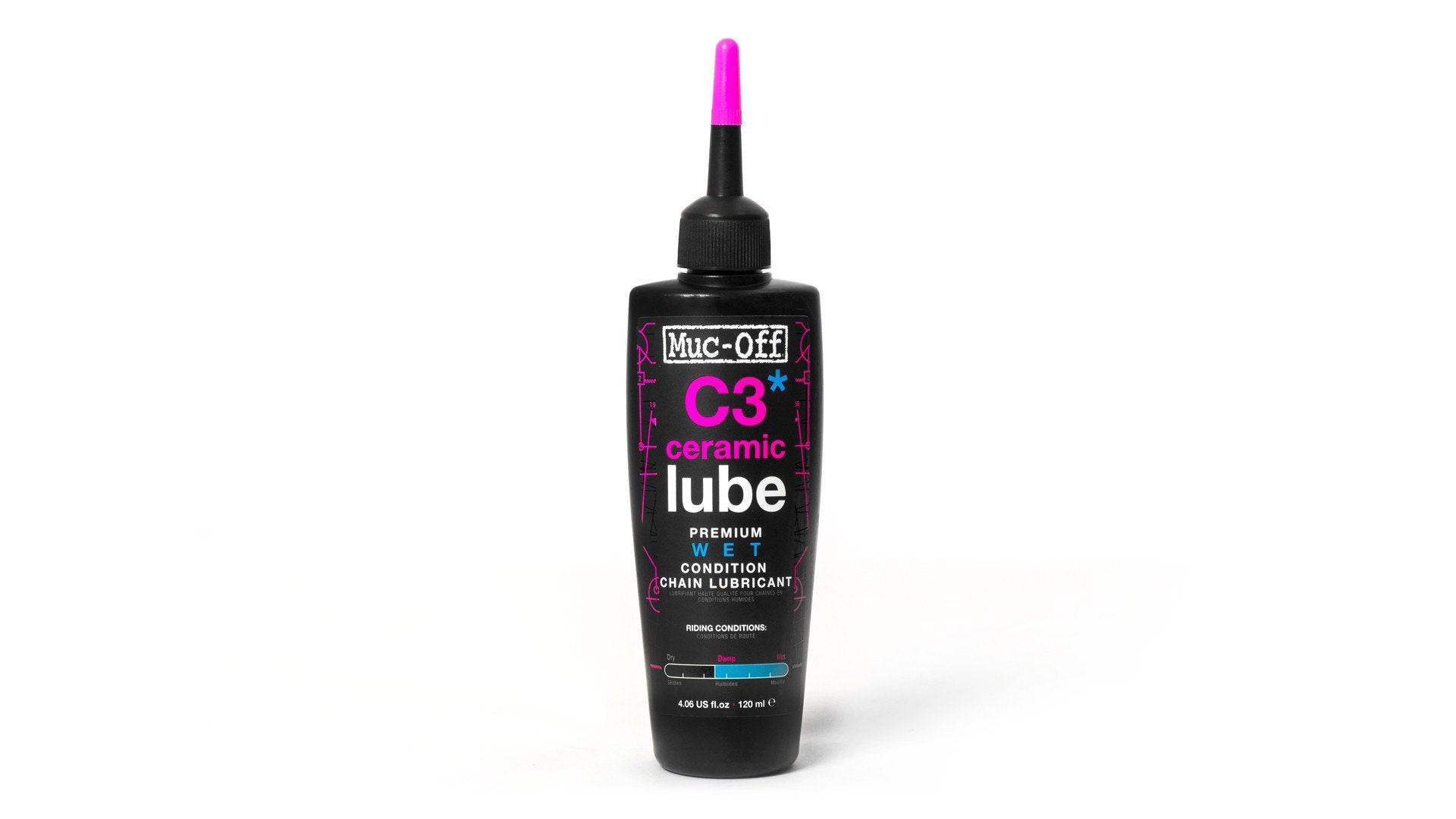 Muc-Off C3 Ceramic Wet Lube Biodegradable, Race Quality Bicycle Lube