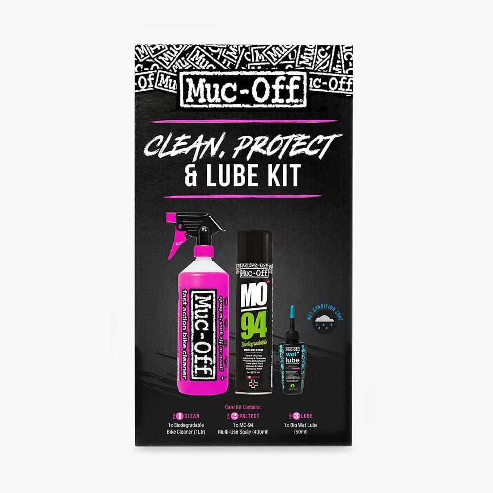 Muc-Off Bike Cleaning Kit | Wash, Protect Kit, with Wet Lube (850) - Cycling Boutique