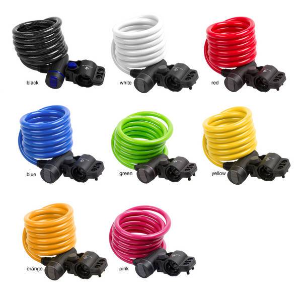 M-Wave Locks | S 10.18 - Spiral Cable Lock, 1.8m x 10mm | Cycling Boutique