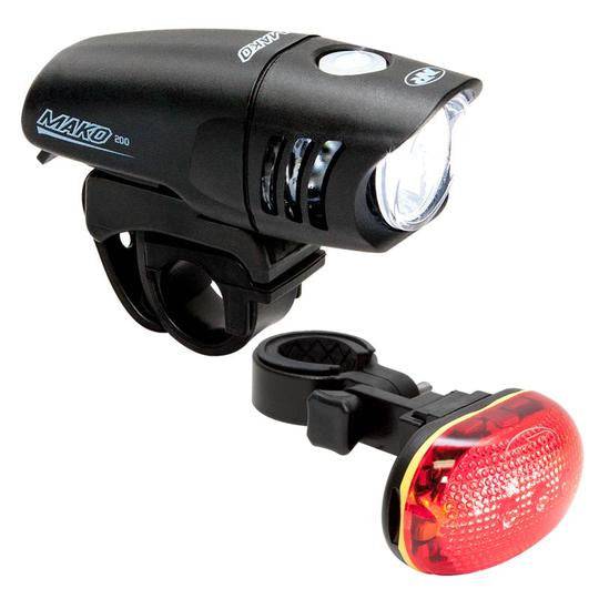 NiteRider USA Light Combo | Mako 200 & TL 6.0 (Front & Rear Lights) - Cycling Boutique