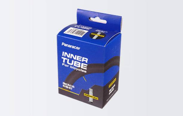 Panaracer Standard Bicycle Tube for 20 x 1.50 to 2.25-inch tires, with Schrader valve, suitable for various bike models.