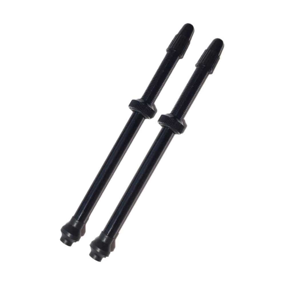 Parcours Tubeless Valves-Black (100mm length, Pack of 2 pcs.) - Cycling Boutique