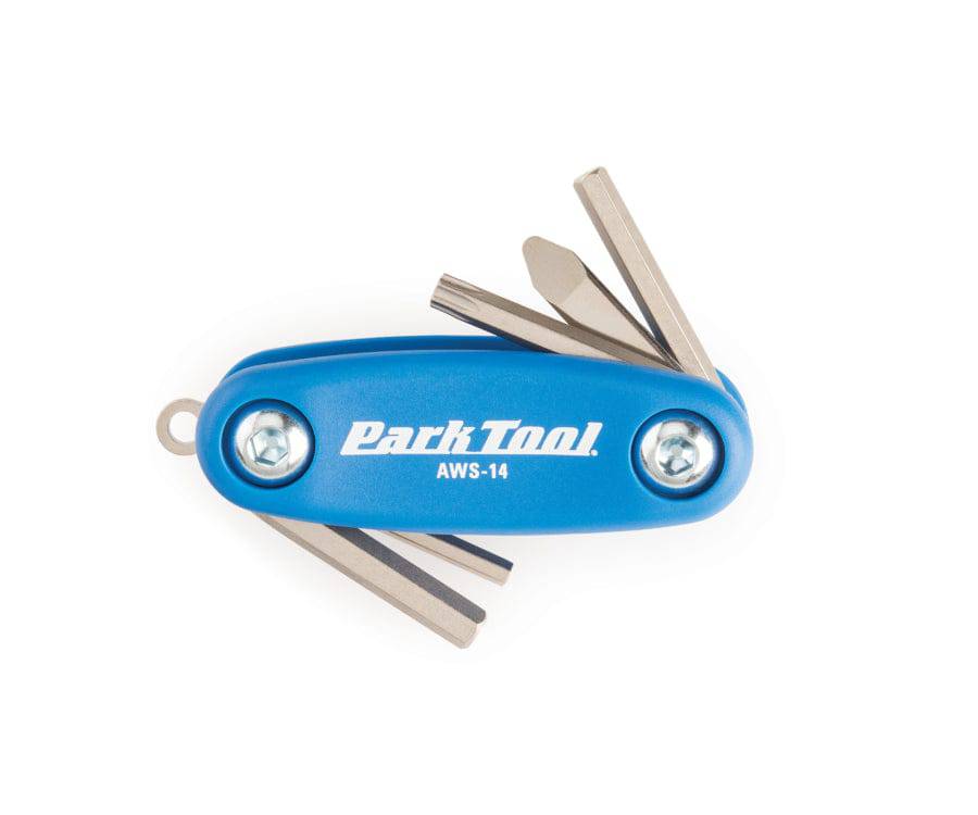 Park Tool Multi tool | Mini Fold-Up Hex Wrench Set AWS-14 - Cycling Boutique