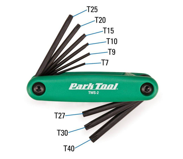 Parktool Fold-up Star Shaped Driver Wrench Set - Cycling Boutique