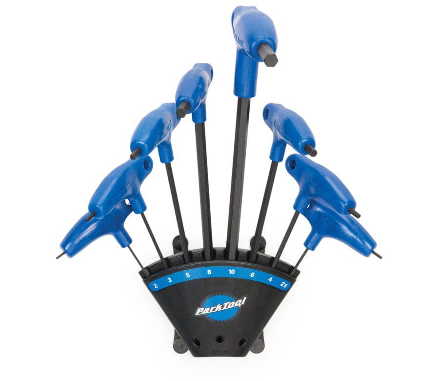 Parktool P-Handle Hex Wrench Set of 8 with Holder - Cycling Boutique