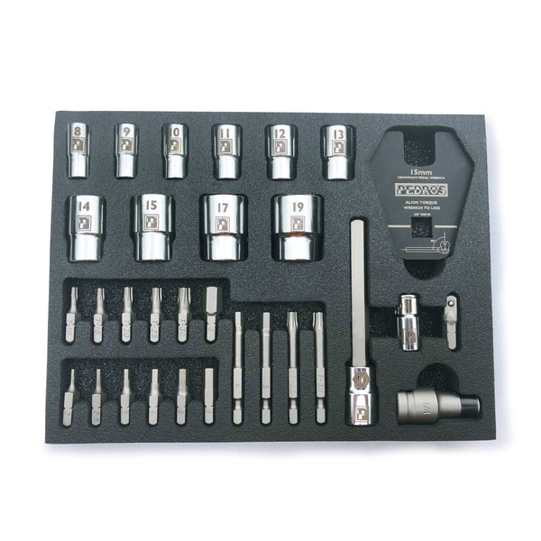 Pedros Pro Bit & Socket Set - 31 pieces - Cycling Boutique