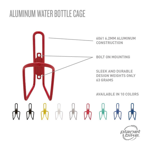 Planet Bike Aluminum Water Bottle Cage - Cycling Boutique