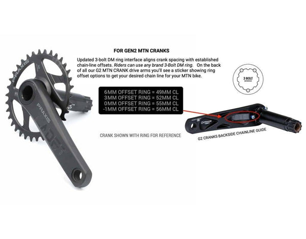 Praxis Crankset | GS Cadet Crank M30 DM 165mm (without ring) - Cycling Boutique