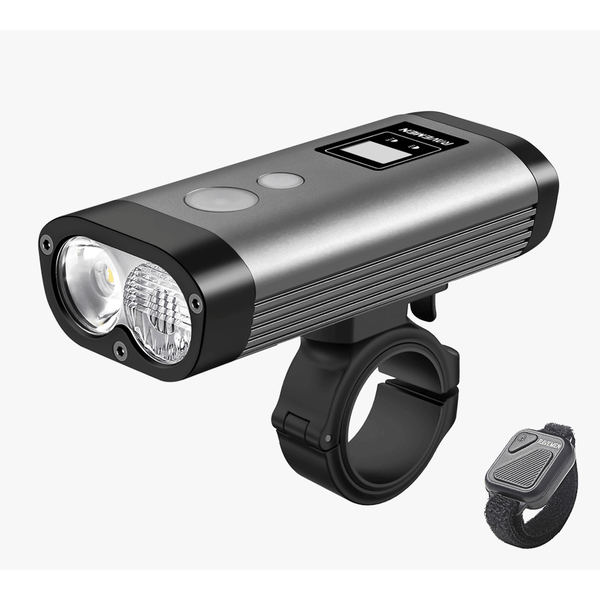 Ravemen Front Light | 1600 Lumens PR1600 Grey - Cycling Boutique