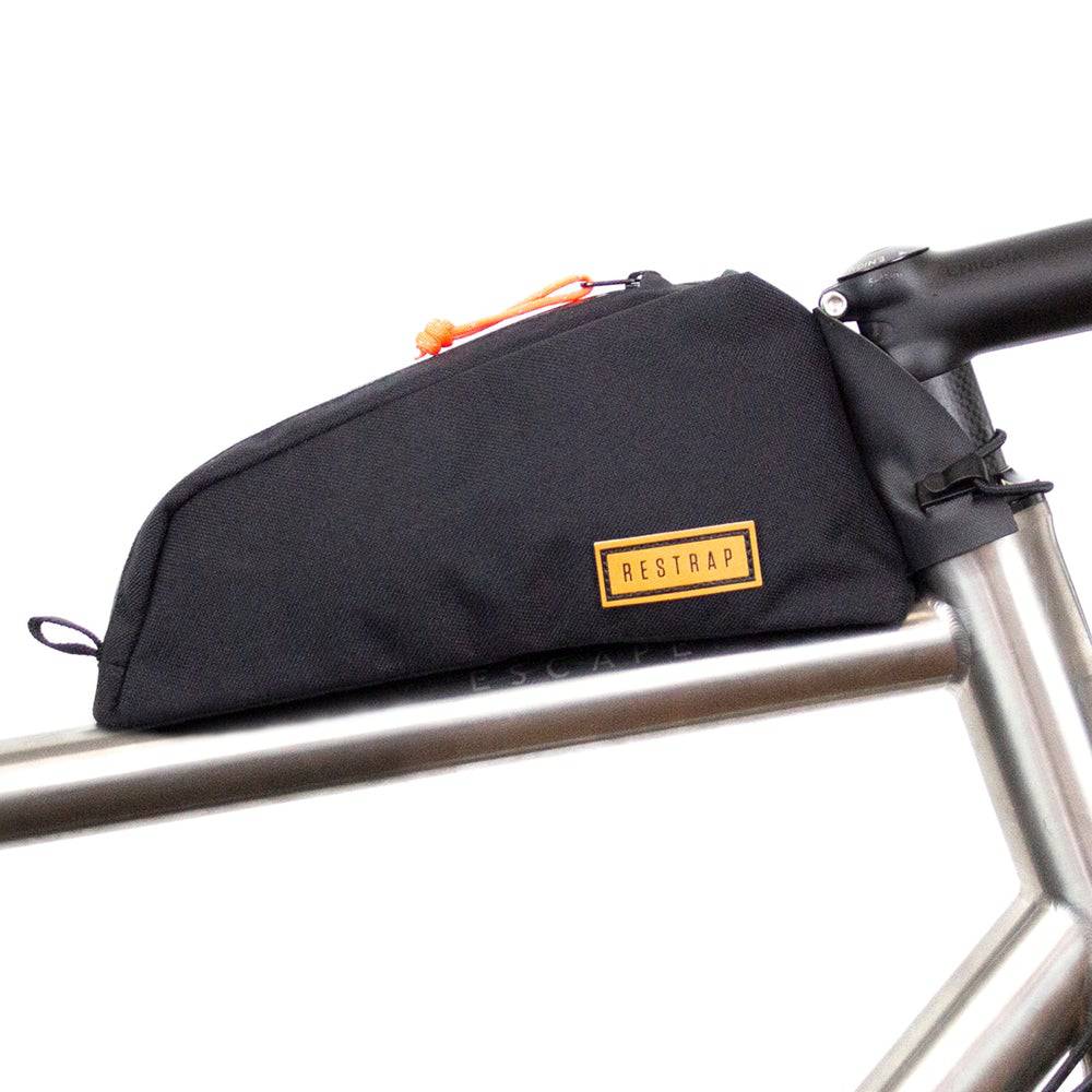 Restrap Bolt-on Top Tube Bag - Black | RS/TTP/BOB/BLK - Cycling Boutique