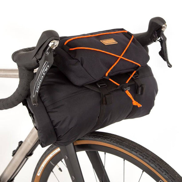 Restrap Handlebar Bag - Black/Orange (Large) | RS/BB7/STD/BLK_L - Cycling Boutique