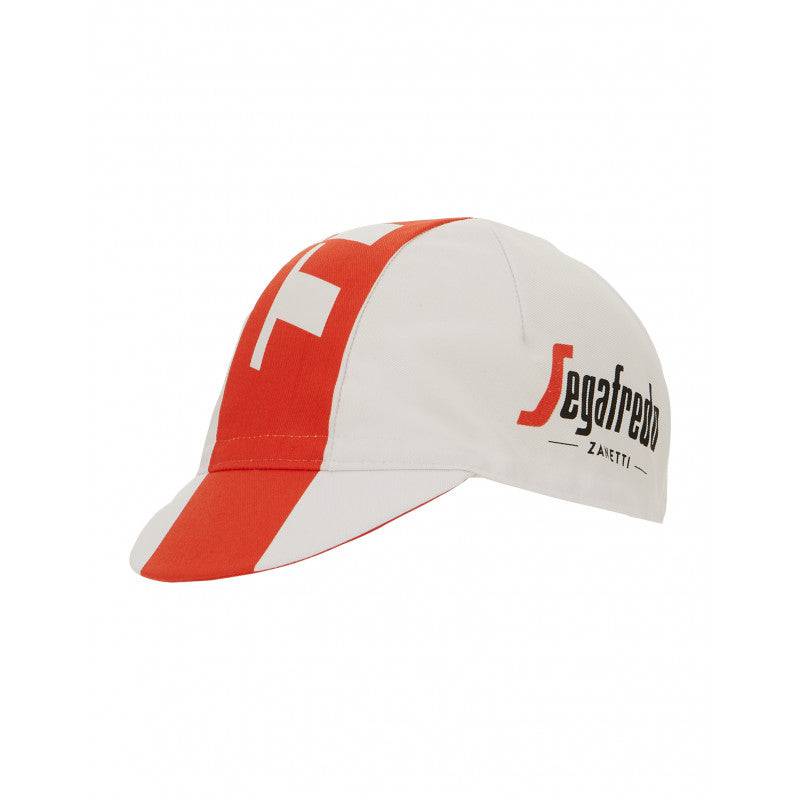 Santini Trek-Segafredo Cycling Cap-Red - Cycling Boutique