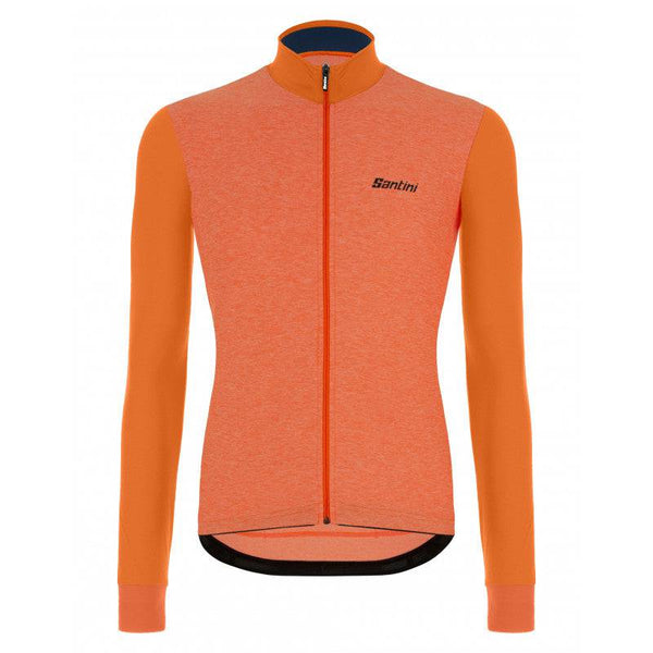 Santini Men's Colore Puro Thermal Long Sleeve Jersey - Cycling Boutique