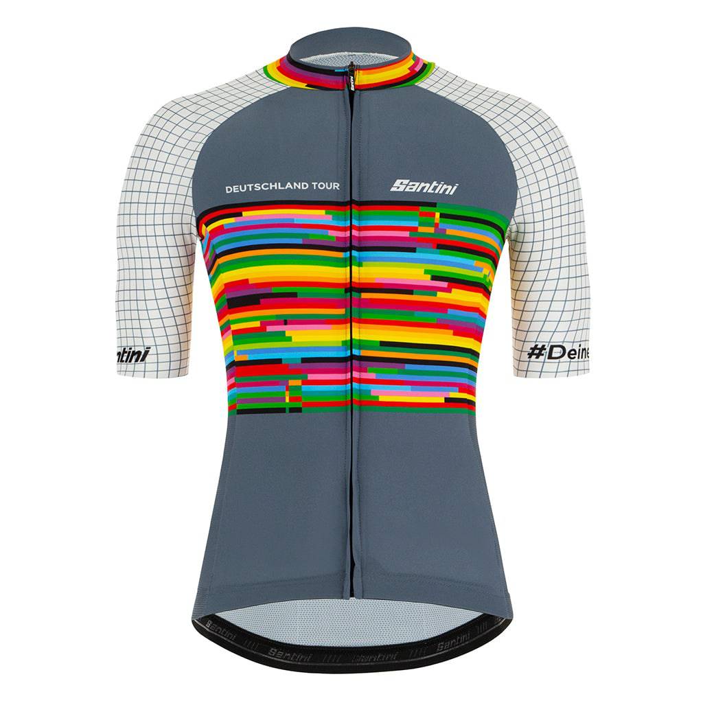 Santini Men's Short Sleeve | Deutschland Farbe Jersey-Print - Cycling Boutique